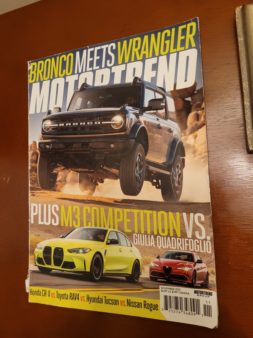 MotorTrend Bronco vs. Wrangler + M3 2021 Magazine